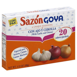 GOYA Sazon Garlic and Onion Seasoning 3.52 Oz