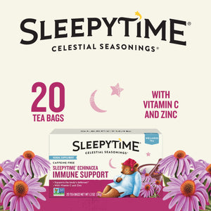 Celestial Seasonings Sleepytime Wellness Echinacea Immune Support Herbal Tea Bags (20 Count)