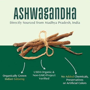 VAHDAM, Organic Ashwagandha Powder (2.47Oz) Gluten-Free, Raw Indian Ginseng, Direct from Source