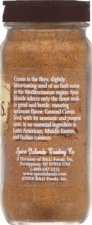 Spice Islands Ground Cumin Seed, Kosher, 1.9 Oz