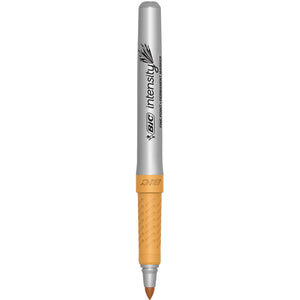 BIC Intensity Permanent Marker, Fine Point, Adobe Orange, Single Marker