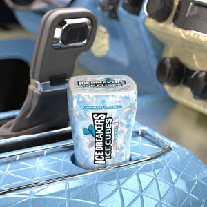 Ice Breakers Ice Cubes Mint Crystal Flavored Sugar Free Chewing Gum, Bottle 3.24 Oz, 40 Pieces