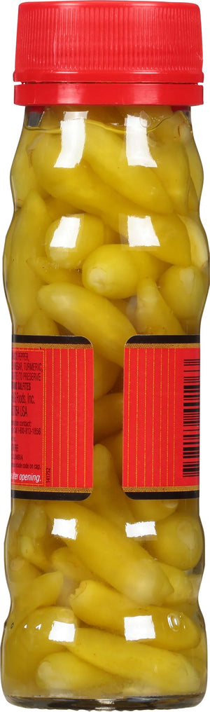 Trappey'S Hot Peppers in Vinegar, 4.5-Ounce Glass Bottle