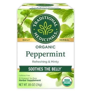Traditional Medicinals Tea, Organic Peppermint, Tea Bags, 16 Count