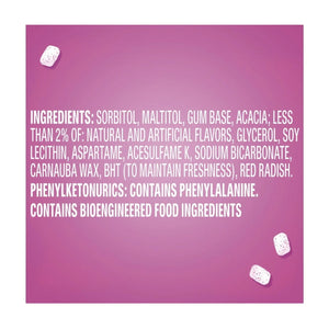 Orbit Bubblemint Sugar Free Chewing Gum, Value Pack - 180 Ct Bag
