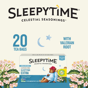 Celestial Seasonings Sleepytime Extra Wellness Herbal Tea Bags (20 Count)