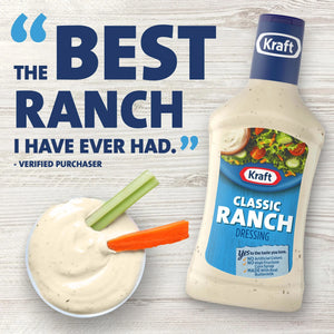 Kraft Classic Ranch Dressing, 16 Fl Oz Bottle