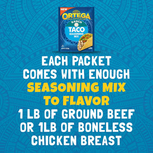 Ortega Seasoning Mix, Ranch Taco Seasoning, 1 Ounce