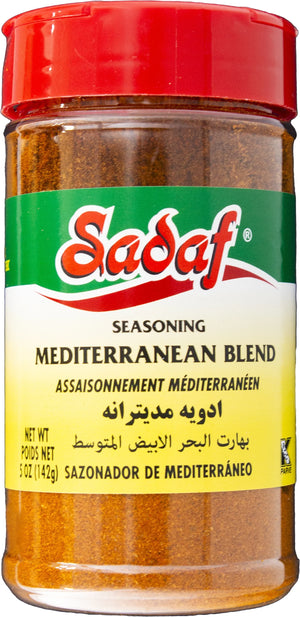 Sadaf  Mediterranean Seasoning, 5 Oz., in a Plastic Jar