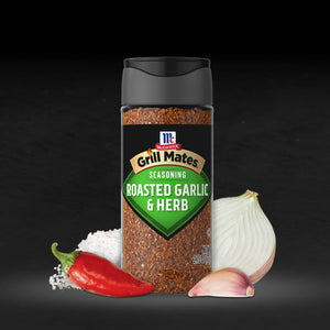 Mccormick Grill Mates Gluten Free Roasted Garlic & Herb Seasoning, 2.75 Oz Bottle