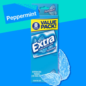 Orbit White Peppermint Sugar Free Chewing Gum, Value Pack - 120 Ct Bag
