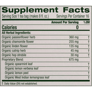 Traditional Medicinals, Organic Nighty Night, Tea Bags, 16 Count
