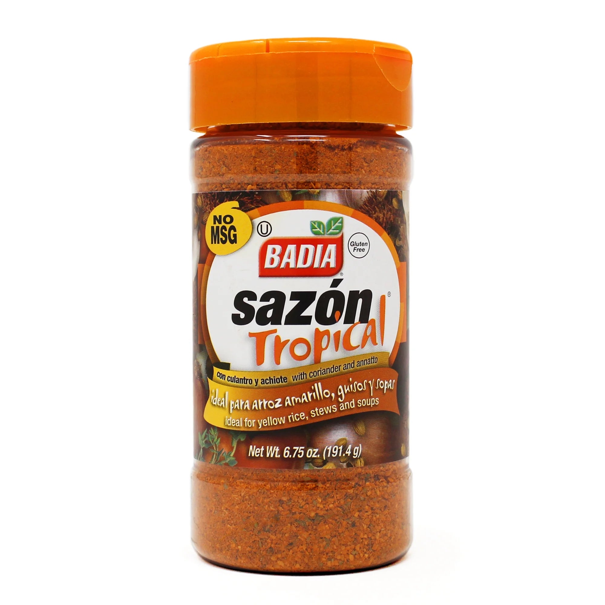 Badia Sazon Tropical with Coriander and Annato, 6.75 Oz