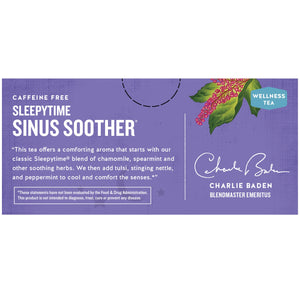 Celestial Seasonings Sleepytime Wellness Sinus Soother Herbal Tea Bags (20 Count)