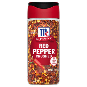 Mccormick Non-Gmo Kosher Crushed Red Pepper, 1.500 Oz Bottle
