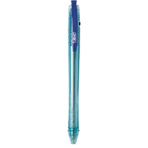 BIC Ecolutions Ocean-Bound Ball Pens, Medium Point (1.0Mm), 12-Count, Blue Ink