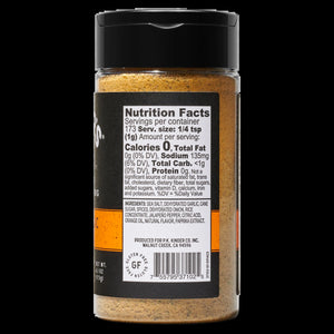 Kinder'S Citrus with Garlic and Jalapeno Barbecue Seasoning for Grilling, 6.1 Oz