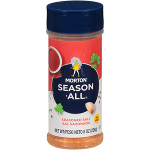 Morton® Season-All Seasoned Salt - Blend of Salt and Savory Spices, 8 Oz