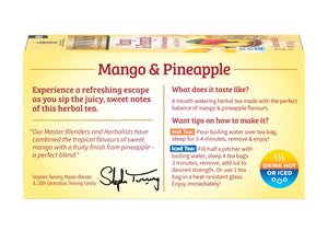 Twinings Pineapple Mango Flavoured Herbal Tea 20Ct