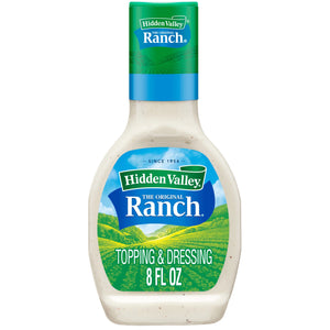 Hidden Valley Gluten Free Original Ranch Salad Dressing and Topping, 8 Fl Oz