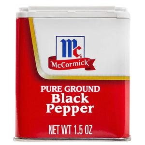 Mccormick Non-Gmo Kosher Pure Ground Black Pepper, 1.5 Oz Can