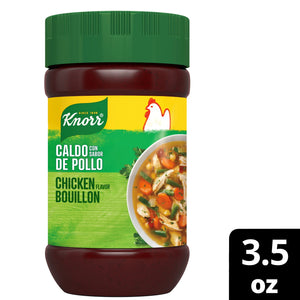 (3 Pack) Knorr Granulated Chicken Flavor Bouillon Ground, 3.5 Oz Jar