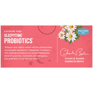 Celestial Seasonings Sleepytime Wellness Probiotics Herbal Tea Bags (18 Count)