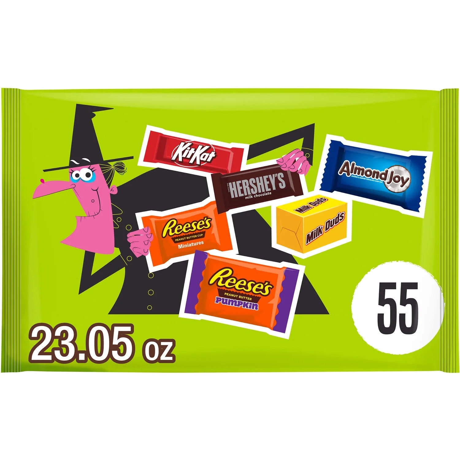 Hershey Assorted Flavored Halloween Candy, Bag 23.05 Oz, 55 Pieces