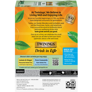 Twinings Pure Peppermint K-Cup® Pods for Keurig, Caffeine Free Herbal Tea, 24 Count