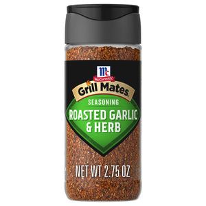 Mccormick Grill Mates Gluten Free Roasted Garlic & Herb Seasoning, 2.75 Oz Bottle
