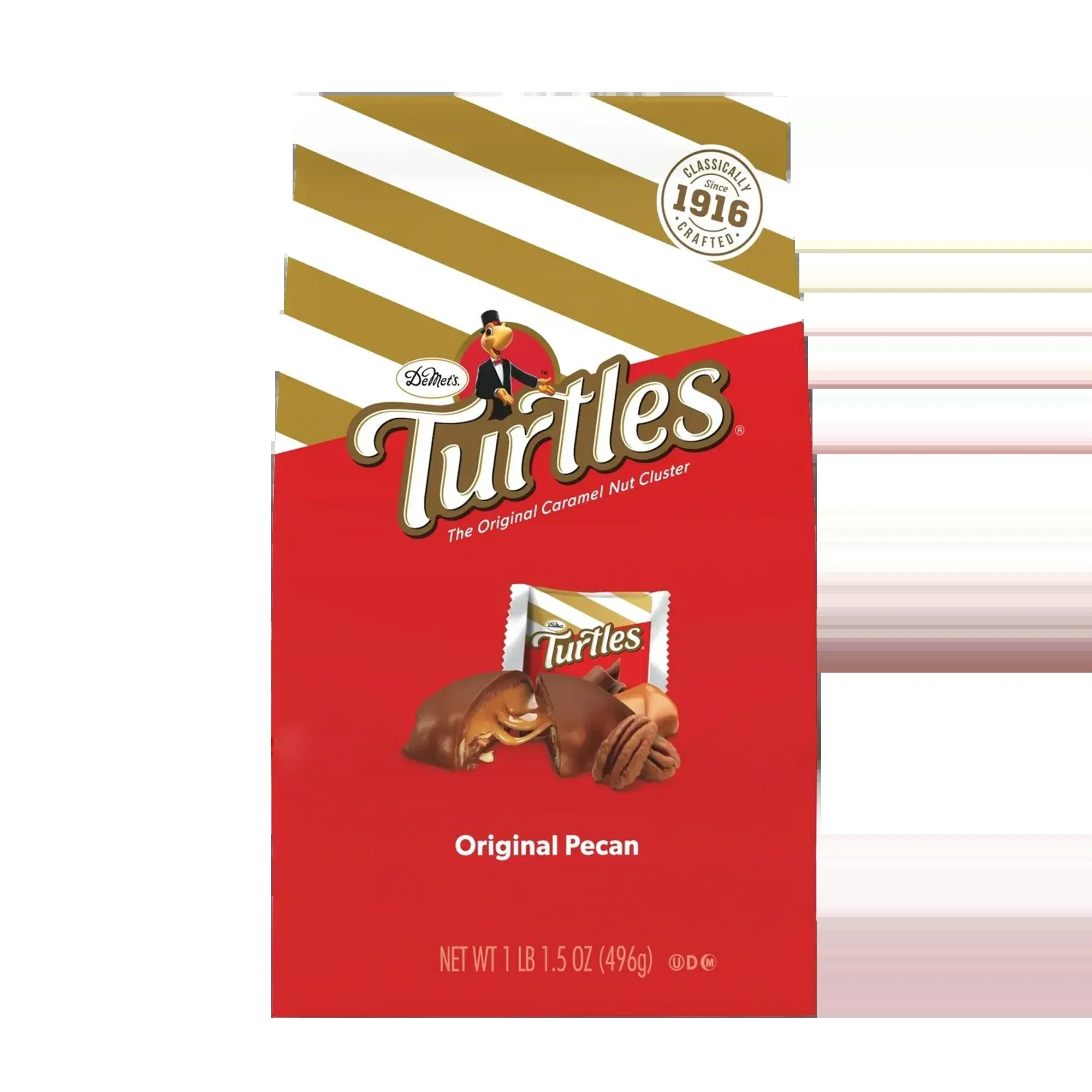 Demet'S Turtles, Original Milk Chocolate Pecan Bag, 17.5Oz