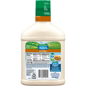 Hidden Valley Gluten Free Keto-Friendly Buttermilk Ranch Salad Dressing and Topping, 36 Fl Oz