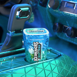 Ice Breakers Flavor Shifters Wintergreen to Coolmint Flavored Sugar Free Chewing Gum, Bottle 3.24 Oz, 40 Pieces