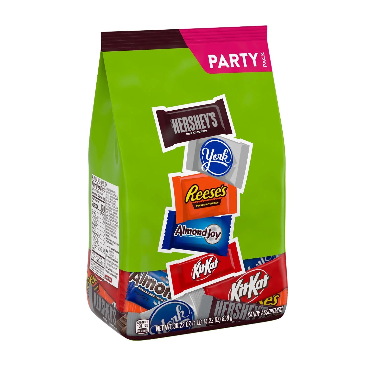 Hershey Assorted Chocolate Flavored Candy Party Pack, 30.22 Oz