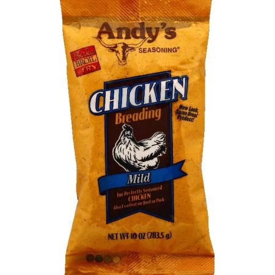 Andy'S Mild Chicken Breading Mix, 10 Ounce