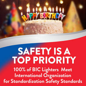 BIC Classic Lighter, Assorted Colors, 14-Pack of Pocket Lighters, Safe And