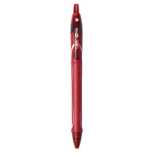 BIC Gel-Ocity Retractable Quick Dry Gel Pen, Medium Point, Assorted, 12-Count