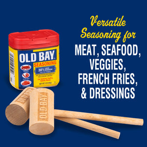 OLD BAY Gluten Free 30% Less Sodium Seasoning, 2 Oz Can