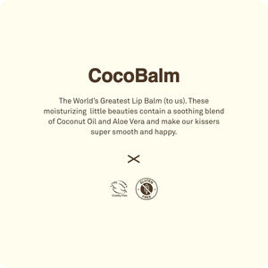 Sun Bum Cocobalm Wild Strawberry - Hydrating Lip Balm with Coconut Oil and Aloe Vera - 0.15 Oz Stick