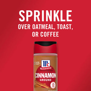 Mccormick Kosher Ground Cinnamon, 2.37 Oz Bottle