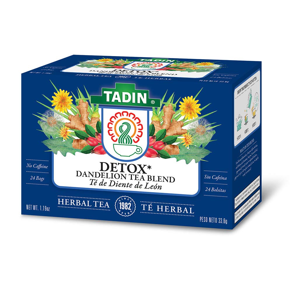 Tadin Detox Dandelion Tea Blend. Caffeine Free 24 Tea Bags