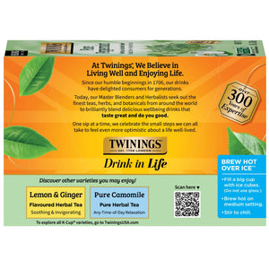 Twinings Pure Peppermint Herbal Tea K-Cup Pods for Keurig, 12 Count, Caffeine-Free