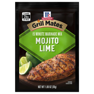 Mccormick Grill Mates Gluten Free Mojito Lime Marinade Mix, 1.06 Oz Envelope