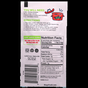 Riega Ranch Chicken Gluten-Free Slow Cooker Seasoning Mix, 1 Oz – Perfect for Easy Meals