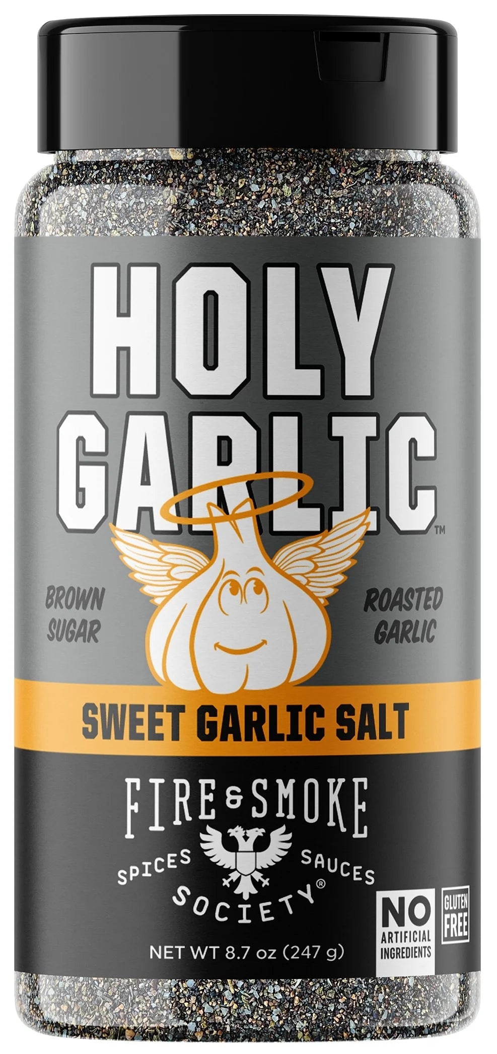 Fire & Smoke Society Holy Garlic All Purpose Seasoning, 8.7 Oz Mixed Spices & Seasonings