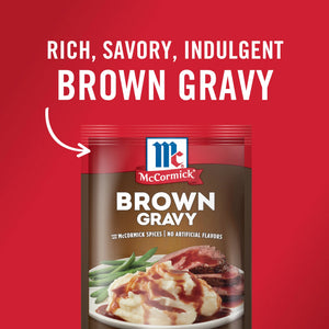 Mccormick No Artificial Flavors Brown Gravy Mix, 0.87 Oz Envelope