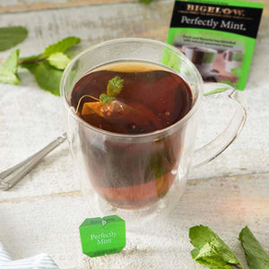Bigelow Perfectly Mint, Black Tea Bags, 20 Count