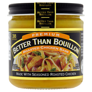 Better than Bouillon Premium Roasted Chicken Base, Shelf-Stable, 8 Oz Jar