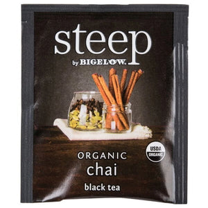 () Steep by Bigelow Chai, Organic Black Tea Bags, 20 Count