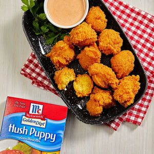 Mccormick GOLDEN DIPT Hush Puppy Corn Meal Fry Mix, 10 Oz Box